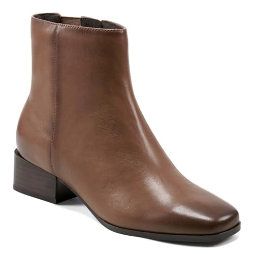 Easy Spirit Womens Sidney Zipper Leather Booties