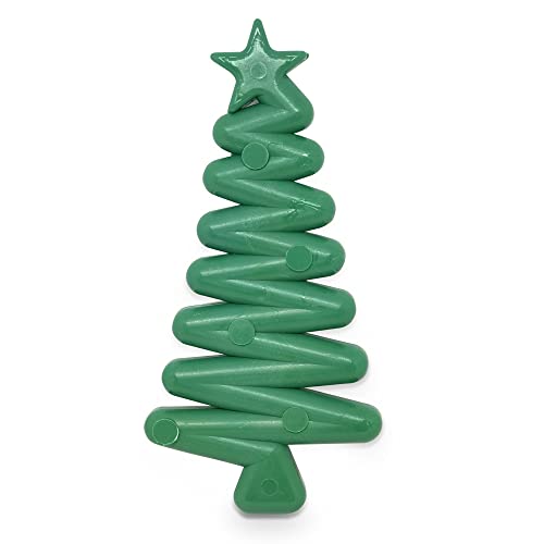 SodaPup MuttsKickButt Christmas Tree - Durable Dog Chew Toy Made in USA Non-Toxic, Pet Safe, Food Safe Nylon Material for Mental Stimulation, Clean Teeth, Fresh Breath, Problem Chewing, & More