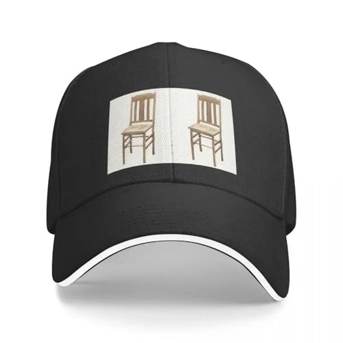 Algodón cálido de Invierno, Silla de Madera Lisa Gorra de béisbol de Acuarela Gorra de béisbol Gorra de Sol para Hombre y Mujer