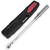 llave dinamométrica 20 nm-100 nm 1/2 【Haga clic en la llave dinamométrica】 Cuando se alcanza el valor de torsión requerido, la llave dinamométrica 420nm emitirá un sonido de "clic" claro y audible acompañado de una vibración clara de la mano, recordándole que no ejerza más fuerza.