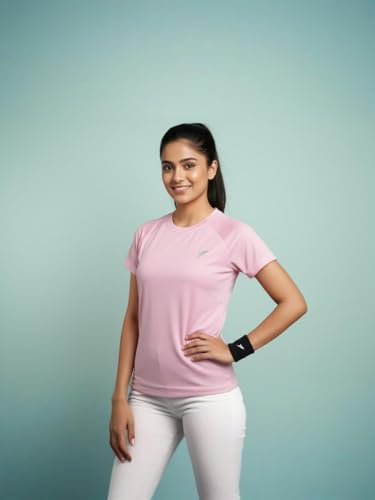 Image of sportywear Polyester Woman Sports T-Shirt Quick Dry Breathable Active Wear Tee |GYMING,Yoga