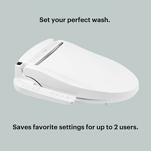 Brondell LT89 Electric Bidet Toilet Seat, Fits Round Toilets, White – Side Arm Control, Warm Water Wash, Strong Wash Mode, Stainless-Steel Nozzle, Nightlight and Easy Installation - Thumbnail 7