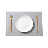 Sets de table multifonctions : tout en protégeant et décorant vos tables à manger, vous pouvez protéger les surfaces sensibles telles que le verre, le bois ou le métal de la maison contre les rayures, les bosses ou les taches. Convient également pour votre fête de famille, barbecue de jardin et autres activités de plein air.