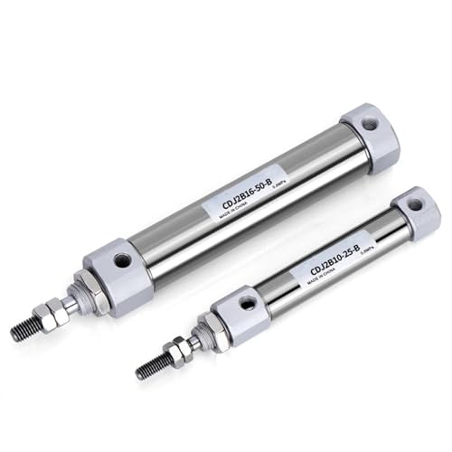 Minicilindro neumático CDJ2B de doble efecto de 10 mm con carrera de vástago de 125 mm 2