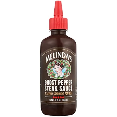 Melinda's Ghost Pepper Steak Sauce Cover