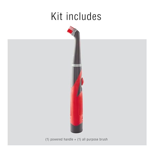 Image of Rubbermaid Reveal Power Scrubber with Multi-Purpose Head, Cordless Electric Battery Powered Scrub Brush, Water Resistant, for Home /Kitchen /Bathroom /Grout /Tile /Shower /Tub (Pack of 4)