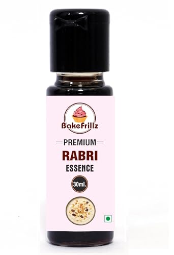 Image of Bakefrillz Food Flavour Essence for Cake Baking, Ice creams, puddings, cookies, essence for cake making, 30 ml (Rabri)