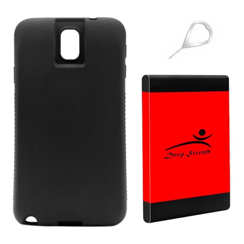 Upgraded 3IN1 Spare 10800mAh Extended Battery Slim Back Cover SIM Pin Compatible with Samsung Galaxy Note 3 SM-N900V Verizon