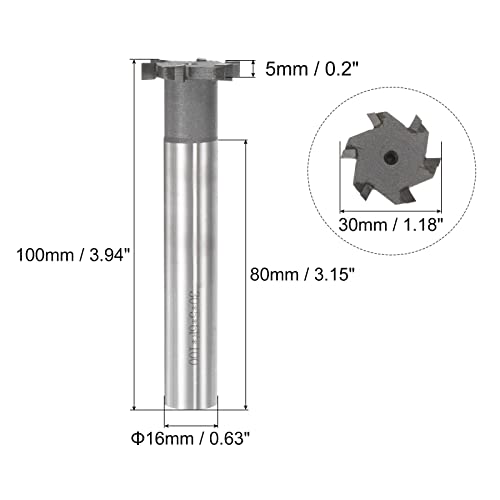 Uxcell A22022400UX0586 T-Slot Milling Cutters thumb #1