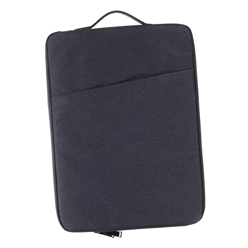 Operitacx Funda para Ordenador Portátil de Bolsa de Viaje de Poliéster Maletín Duradero y Resistente para Estudiantes y Profesionales Color Azul Marino