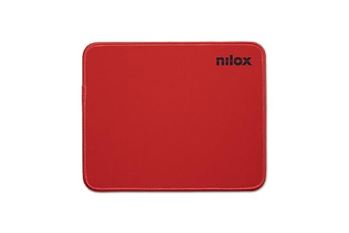 ALFOMBRILLA RATON NILOX NXMP003 ANTIDESLIZANTE (260x210x3) ROJO