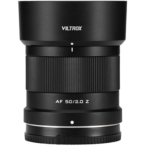 VILTROX 50mm F2 Full Frame Lens for Nikon Z, AF 50mm f/2 Z Standard Prime Large Aperture Lens for Nikon Z Mount, Z Ultra-Compact z Mount Lens for Z8 Z9 Z6 Z7 Z6 II Z7 II Z5 Z50 ZF Z30