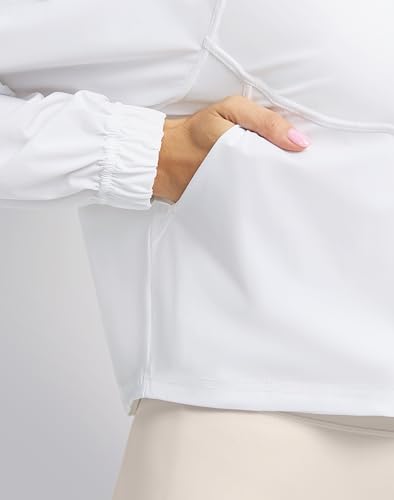 women39s athletic workout jacket lightweight upf 50 long sleeve sun protection shirts zip up cropped sun jacket hiking tops