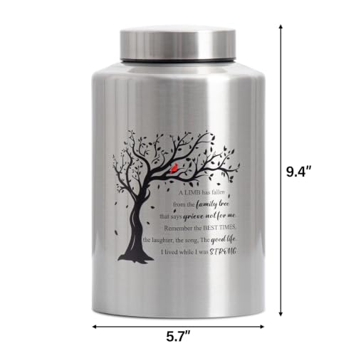 Image of Cremation Urns for Human Ashes Adult Male or Female | Large Decorative Memorial Funeral Burial Urn for Ashes Woman Men Dad Mom(up to 220 lbs)