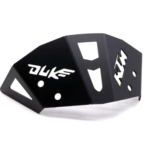 RWITWKPK Motorrad-windschutzscheibe for KTM Duke 125 200 390 DUKE-125 DUKE200 390 2013-2016 Motorrad Zubehör Aluminium Windschutzscheibe Windschutz Deflektor doppelblase windscreen(Black)