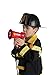 Dress Up America Firefighter Megaphone for Kids - Red Fireman Megaphone Bullhorn with Siren Sound