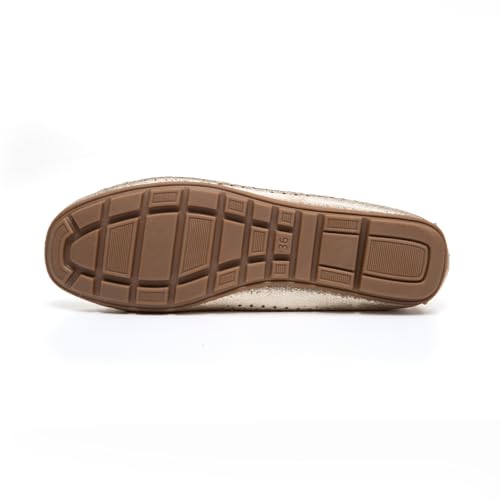 Image of Bernal Women's Non-Slip Penny Loafers - All-Day Comfort Flat Driving Shoes for Work Office & Casual Walking