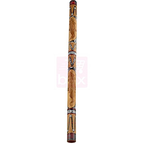 Meinl Percussion Bamboo Didgeridoo for Australian Sound Effects, Meditation and Circular Breathing — NOT MADE IN CHINA — 2-YEAR WARRANTY (DDG1-R)