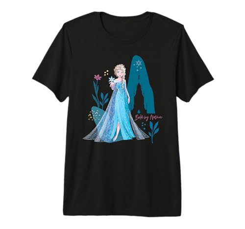 T-shirt Elsa Frozen Disney vêtement coton col rond mode enfantine