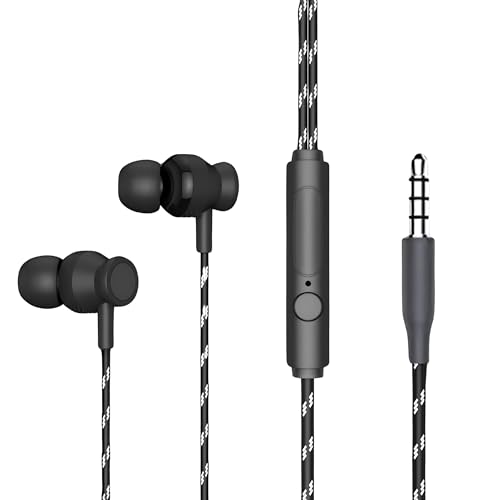 Image of Noise 3.5mm Wired Earphone with Powerful HD Mic for Clear Sound, in-Line Volume Controller & Noise Cancellation Compatible with only 3.5mm Jacks in Mobiles- Black