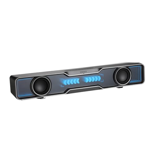 Image of VGP2024 SUMMER Gold Award Edifier QS30 PC Speaker, Sound Bar, Bluetooth 5.4, USB Type-A Powered, RGB Light, Built-in Microphone, Dedicated App, Supports Games, Music, Movie Modes, Compatible with