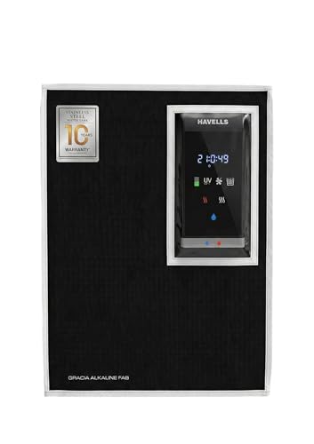 Image of Body Protective Cover for Havells Gracia Alkaline Water Purifier, RO+UV+MF Model Waterproof & Dustproof Water Purifier RO Body Cover (Black)