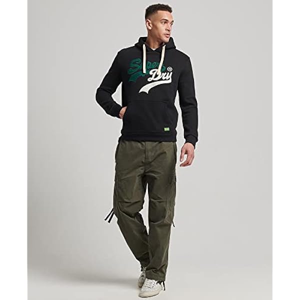 Superdry Vintage VL Interest Hood Sudadera con Capucha para Hombre