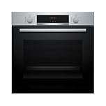 Bosch - Multifunction Oven, Series 4, 60 cm. wide, Water cleaning assistant, 3D Hotair, Steel, HBA514ES3