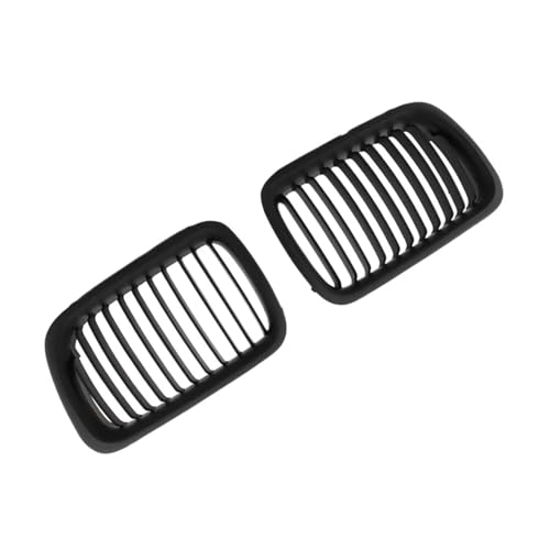Rejilla De Radiador para BMW Serie 3 Compact Touring E36 1997 1998 1999 2 Unidades Parrillas De Riñón para Parachoques Delantero De Coche, Color Negro Mate/Brillante Parrilla Delantera(Matte Black)