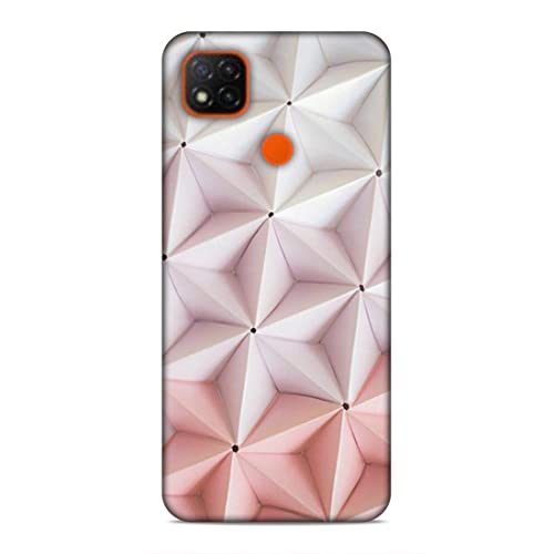 Image of Printed Mobile Back Hard Case Cover for Xiaomi Redmi 9C / Xiaomi Poco C31 / Xiaomi Redmi 9 Activ /Xiaomi Redmi 9 | Pink Stars, Multi Stars Black dot -2180