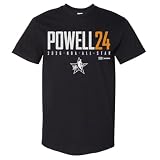 500 LEVEL Norman Powell Miami Heat 2026 NBA All-Star Elite Heavyweight Tee (Black, Large)