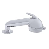 Ambassador Marine Deck-Mount Sprayer- Large Chrome Sprayer w/Elbow, 6' Stainless Steel Hose, Low Profile Holder - 134-0057-CP-W