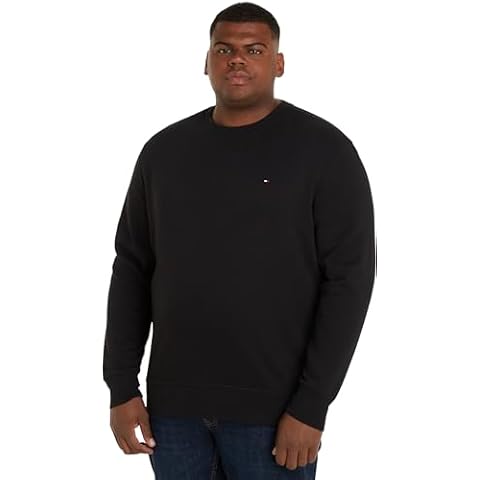 Tommy Hilfiger Black Bt-Flag Logo Sweatshirt Cover