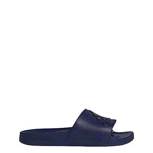 adidas Unisex Chancla Adilette Aqua, Dark Blue/Dark Blue/Dark Blue, 40 1/2