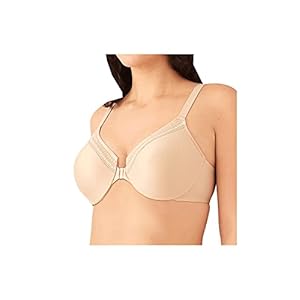 Wacoal-Womens-Plus-Size-Perfect-Primer-Front-Close-Underwire-Bra Wacoal Women's Plus Size Perfect Primer Front Close Underwire Bra, Sand, 36G