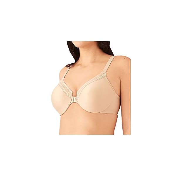 Wacoal-Womens-Plus-Size-Perfect-Primer-Front-Close-Underwire-Bra Wacoal Women's Plus Size Perfect Primer Front Close Underwire Bra, Sand, 36G
