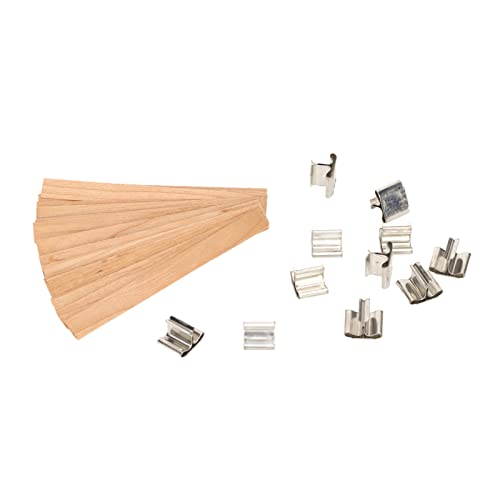 Mechas de madera para velas 33 piezas para manualidades miniatura 4