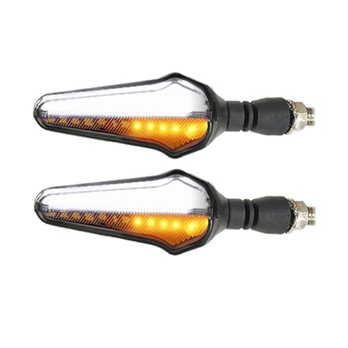 Clignotants LED Moto 10mm en ABS Renforcé Haute Finition Stroboscope 12V