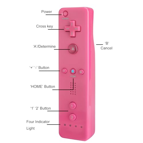 Image of TechKen Wii Controller 2 Pack, Wii Remote Controller with Silicone Case and Wrist Strap, Wii Remote Controller for Wii /Wii U