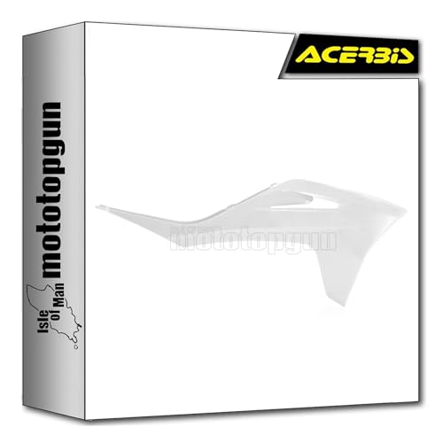 Radiateur scoops Acerbis protège radiateur blanc Gas Gas MC 350 F