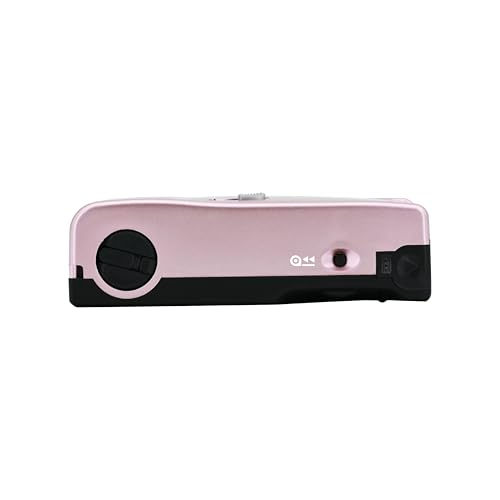 Image of RETO PANO 35mm Film Camera - 22mm Wide Lens, Panorama, Easy Switch, Cinematic Modes, Lens Cover, Built-in Flash, Reusable (Film & AAA Battery are not Included) (Metallic Pink)
