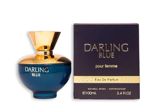 Ard Al Zaafaran Mega Collection Darling Blue Eau De Parfum Spray for Women, 3.4 Ounce