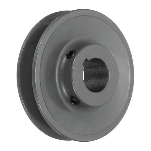 Poulie à courroie trapézoïdale BK40-1 anti-glissement en fonte pour axe de 2.5 cm