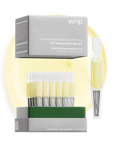 WNP collagen &4D hyaluronic acid Serum Anti Aging,Oil-Suspension Serum|Barrier repair Firming Emergency Repair|WaterOilBalance| Single-Use Vials Skincare for Sensitiveskin(1.2ml/0.04 fl.oz.)*30