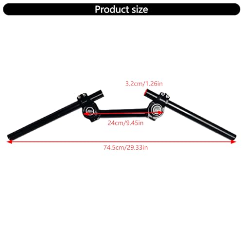 Cintre de direction amovible en aluminium robuste pour moto - 5