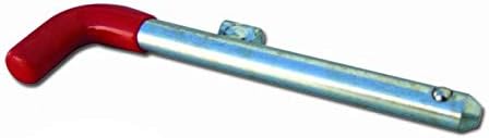 SBDs World Class Heavy Duty L Pin W/Red Sleeve - قطر 3/8 X 100 مم 4 مساحة قفل | 7-1/8 الطول الإجمالي لألواح التحديد 20LB. دبابيس ربط الكروم