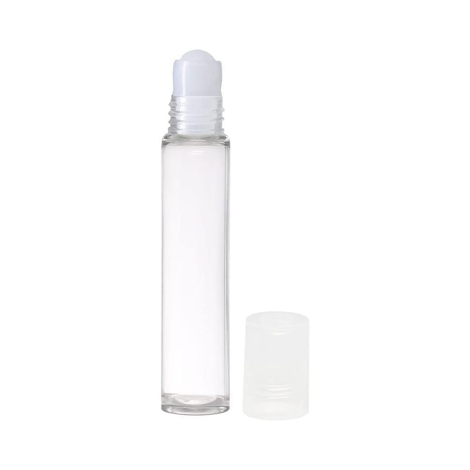 10 ml Transparent Plastic Roll on Bottles, PET Material, Leak proof, Refillable, Reusable, Multi-Purpose-3 pcs-image-16