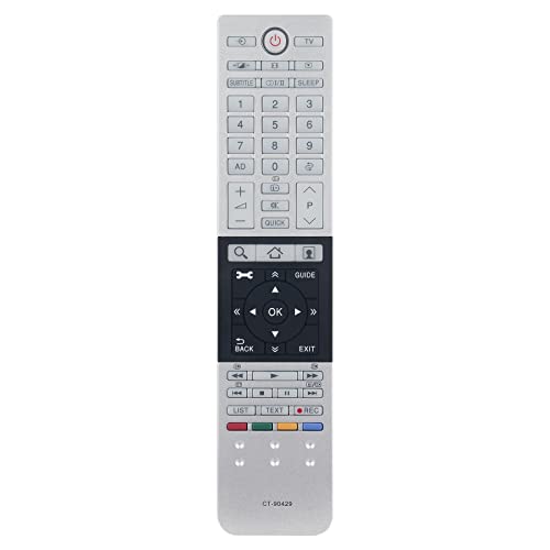VINABTY CT-90429 Replace Infrared IR Remote Control Fit for Toshiba LCD Smart 3D TV ct90429 CT90429
