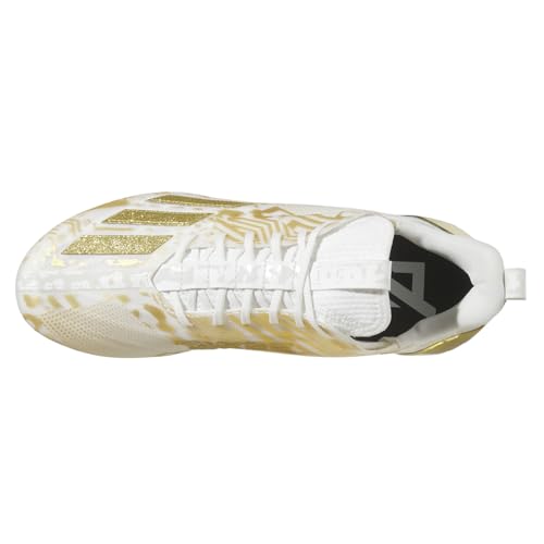 adidas Mens Adizero 12.0 Mismatch Football Sneakers Shoes - Gold, White4