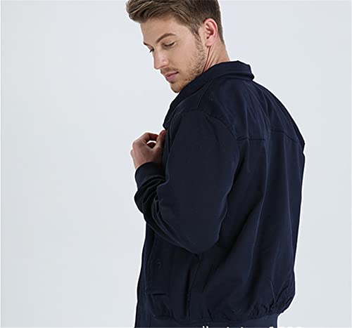 Veste polyvalente homme décontractée mi-saison blouson bleu navy L